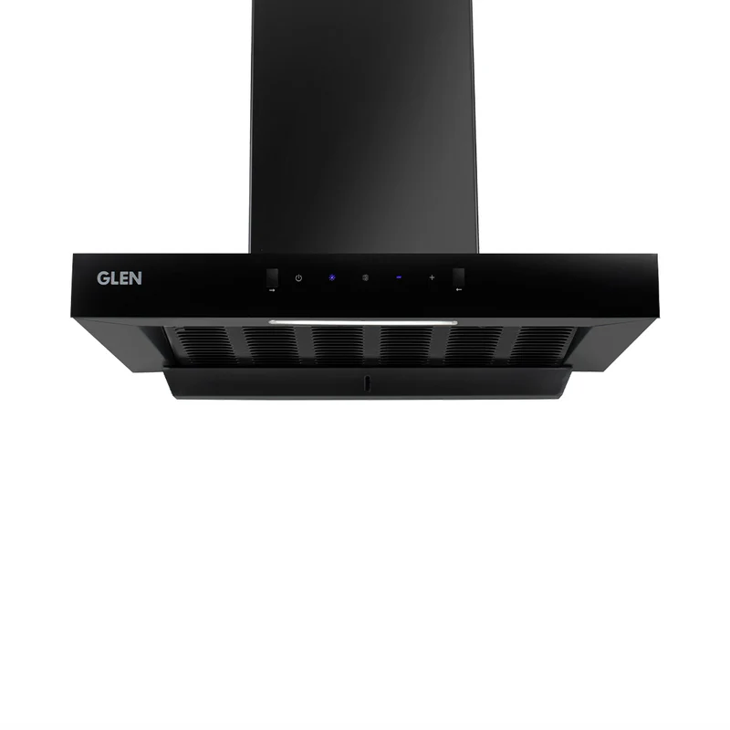 Glen Auto Clean Slim Chimney 90cm, 1200 m3/h (6052 SLIM BL AC) - Image