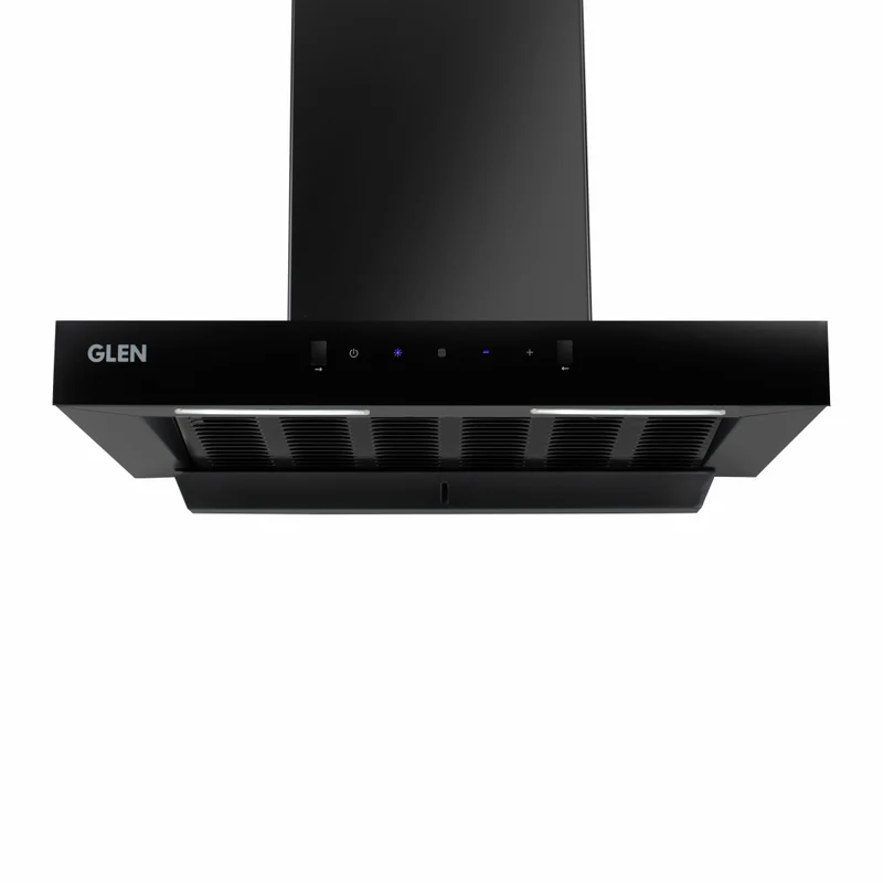 Glen Auto Clean Slim Chimney 90cm, 1200 m3/h (6052 SLIM BL AC) - Image