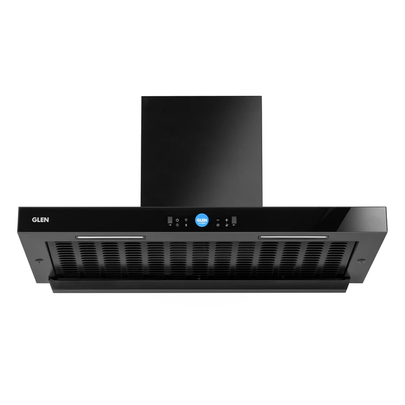 Glen Auto Clean Chimney with LCD Display 1600 m³/h 90cm - (CH6052LCDDCAC) - Image