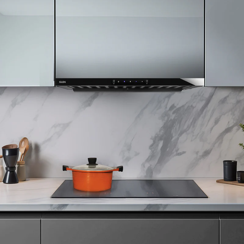 Glen Under Cabinet Auto Clean Chimney with 90cm, 1400 m3/h (CH6052UCAC90) - Image