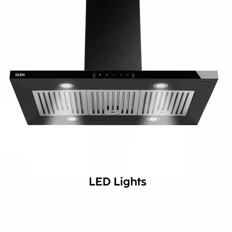 Glen Island  Chimney Motion Sensor Italian Motor 90 1250 m3/h (6052 MS IS BL) - Image
