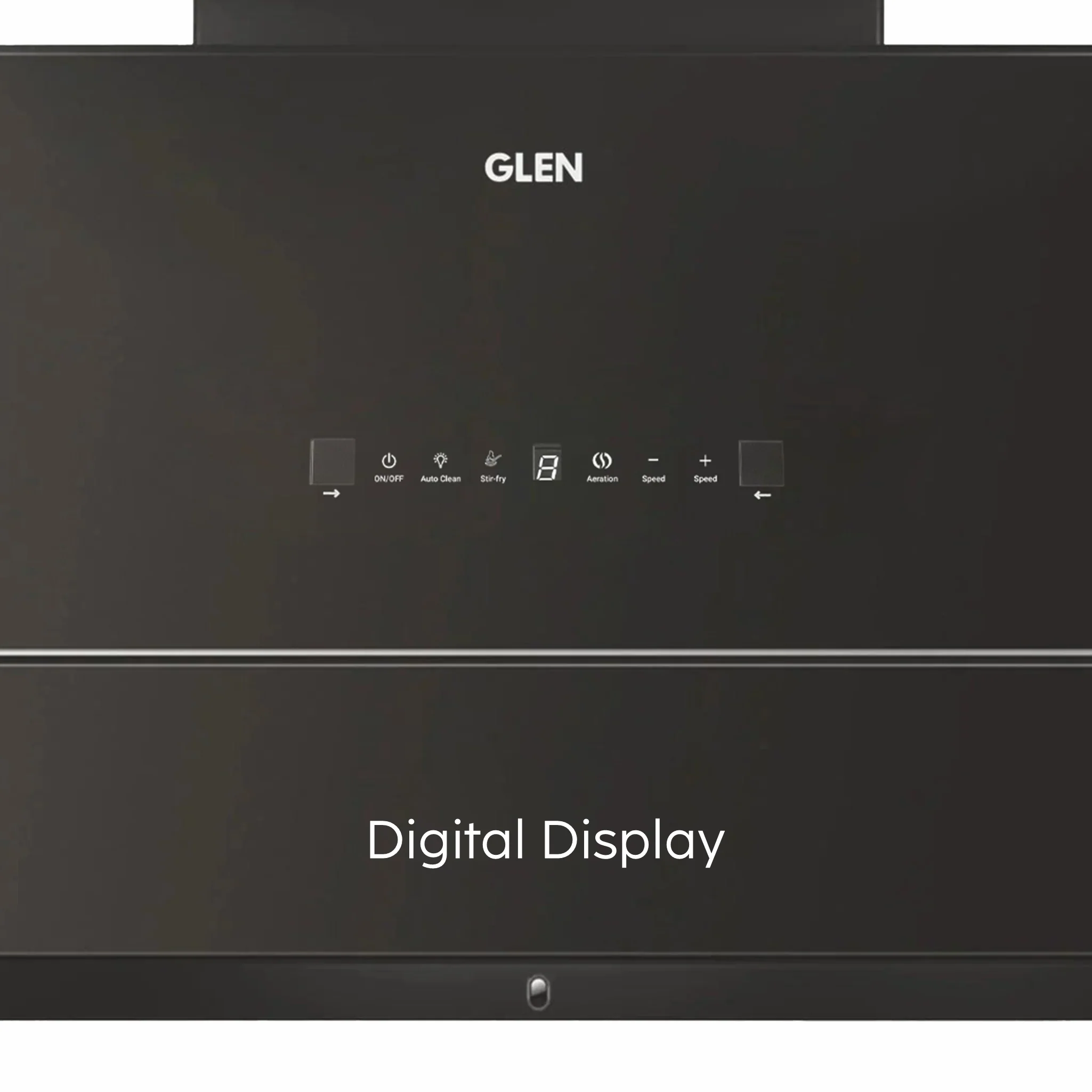 Glen Auto Clean Chimney with Heat Sensor, 1600 m³/h - 90cm (CH 6065 HSR BLDC BL AC) - Image