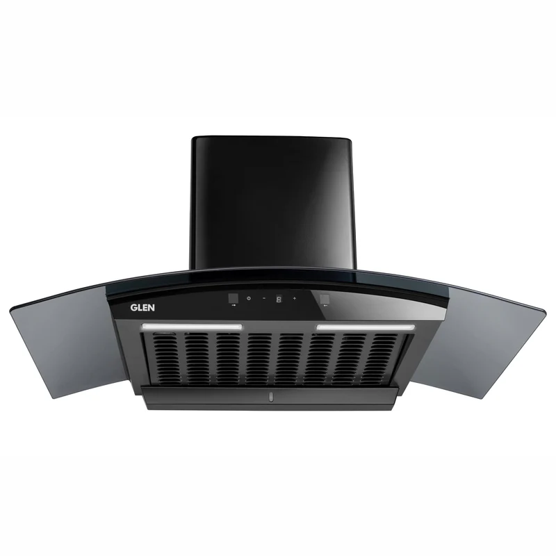 Glen Auto Clean Chimney, with Digital Display 60 cm, 1200 m3/h (6058 DI BL AC) - Image