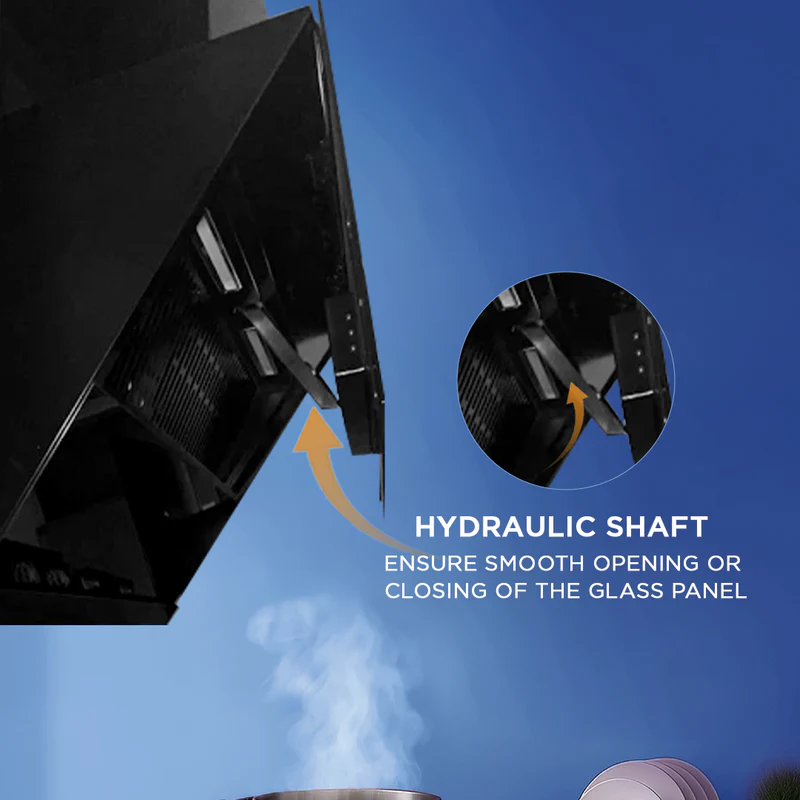 Glen Auto Clean Matt Chimney 90cm 1600 m3/h - (CH6074MGAC) - Image