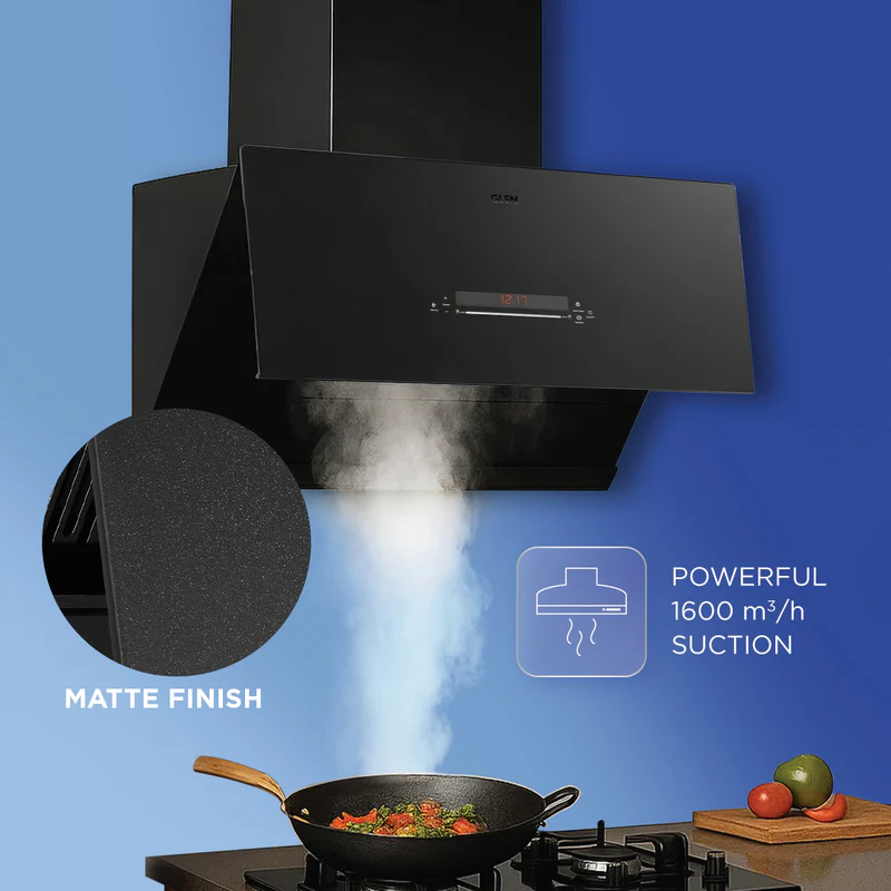 Glen Auto Clean Matt Chimney 90cm 1600 m3/h - (CH6074MGAC) - Image