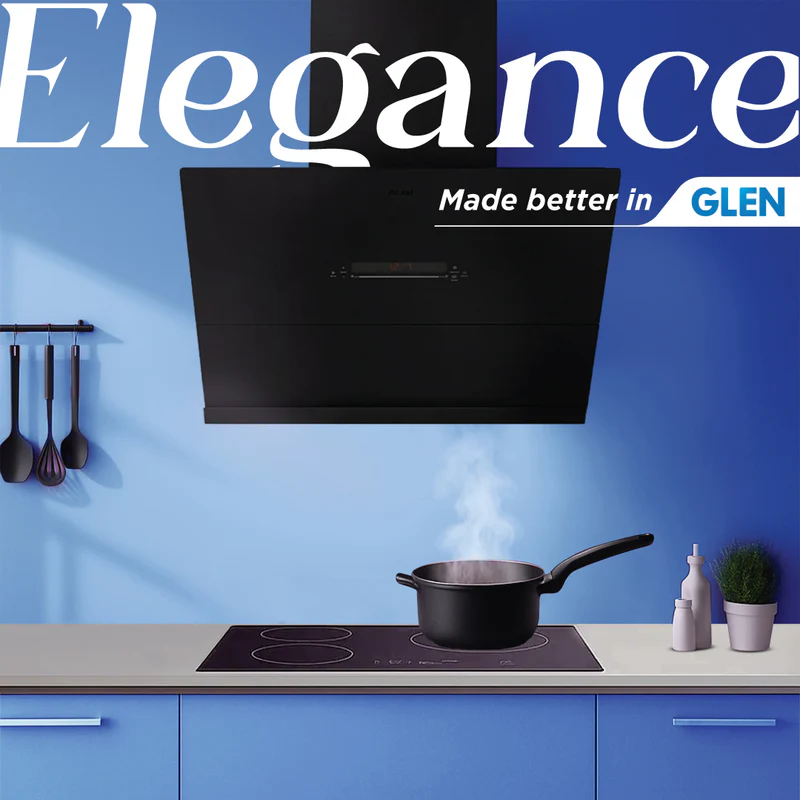 Glen Auto Clean Matt Chimney 90cm 1600 m3/h - (CH6074MGAC) - Image
