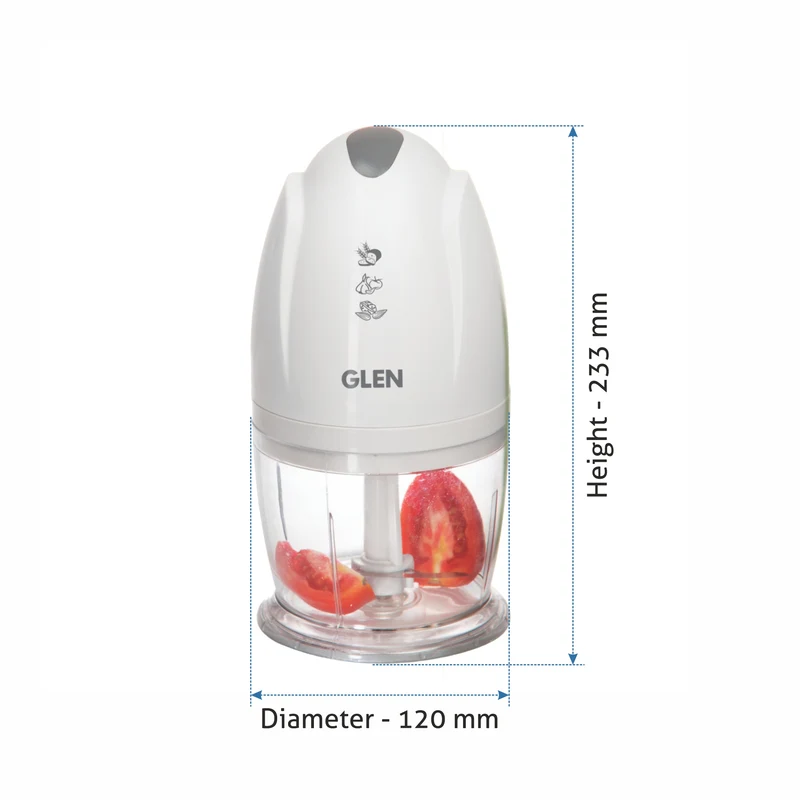 Glen Electric Chopper 0.4 Litres Bowl, 200W (4041BL) - Image