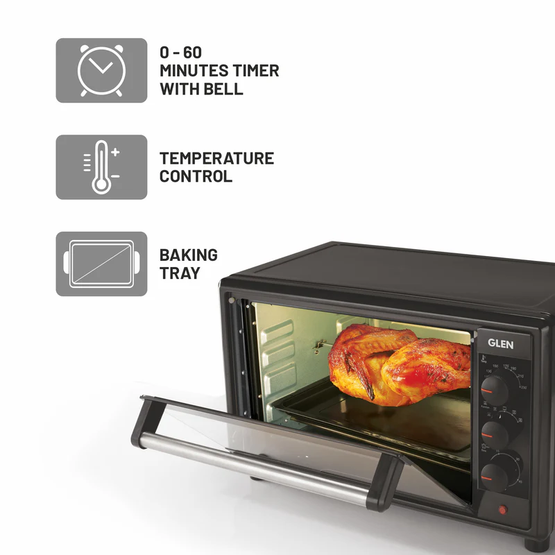 Glen Oven Toaster Griller (OTG) - 25 Litre 1700W - Black (SA5025) - Image