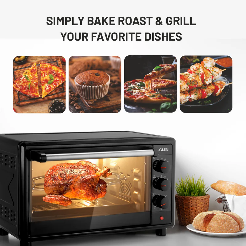 Glen Oven Toaster Griller (OTG) - 25 Litre 1700W - Black (SA5025) - Image