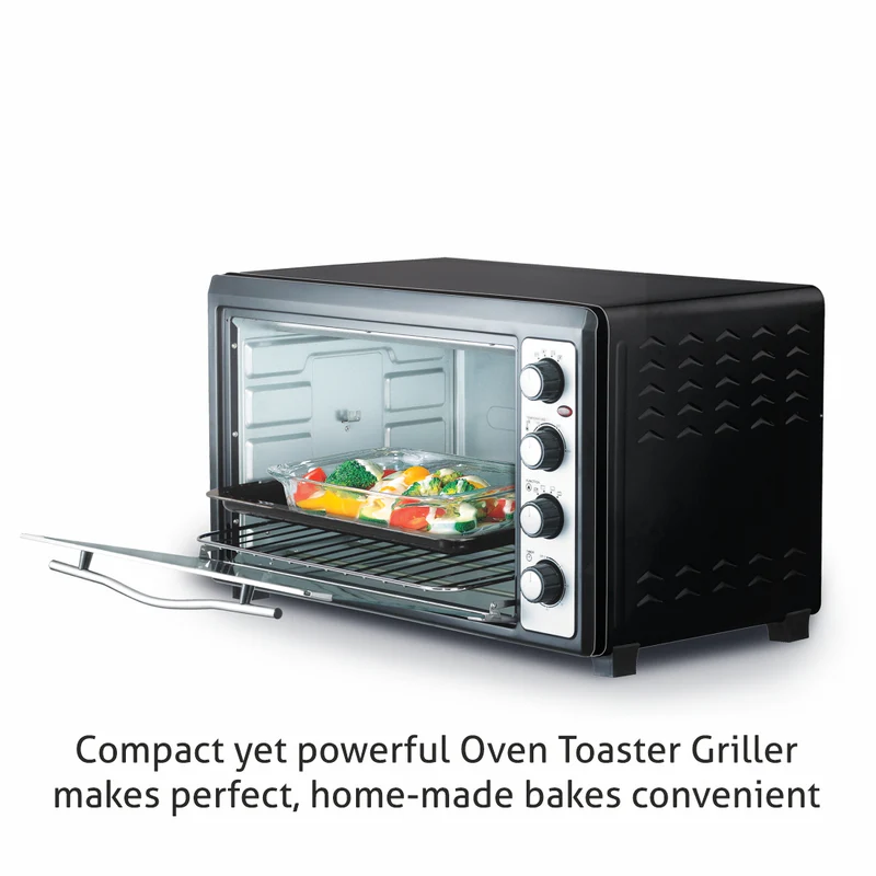Glen Oven Toaster Griller (OTG) -60 Litres, Rotisserie, Convection Fan, Capillary Thermostat, 2500W - Black (SA5060) - Image