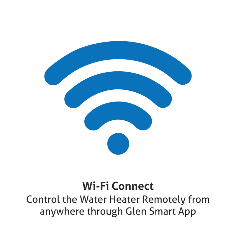 Glen Smart Water Heater 25 Litre WiFi Enabled, Android App 2000W (7055) - Image