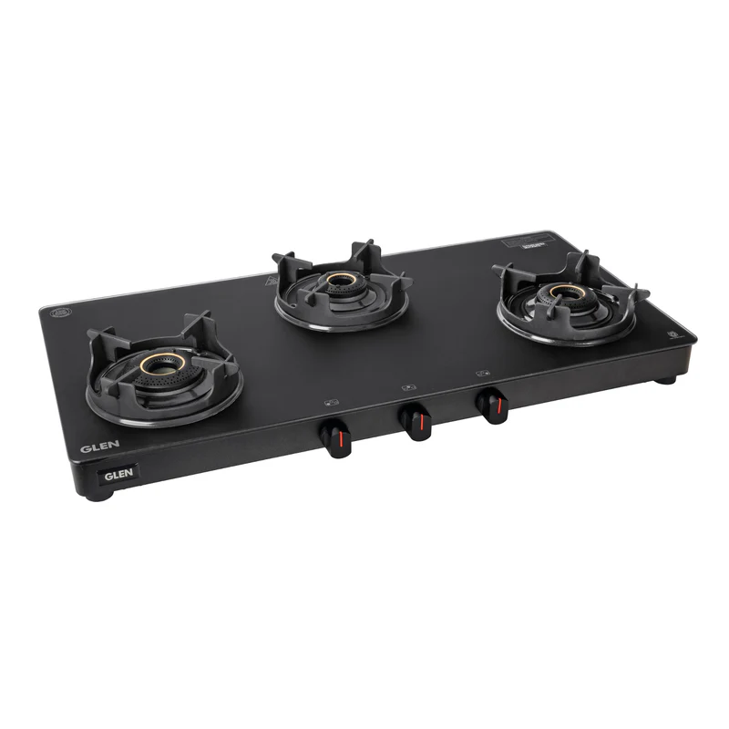 3 Burner Matt Glass Gas Stove