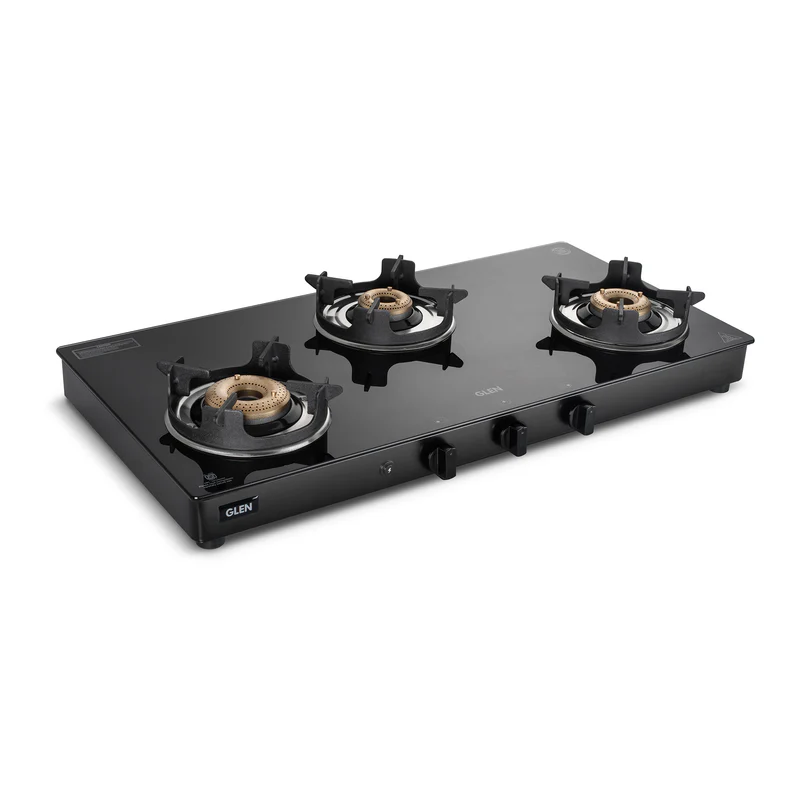 3 Burner Glass Gas Stove
