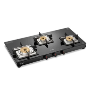 3 Burner Ultra Slim Glass Gas Stove