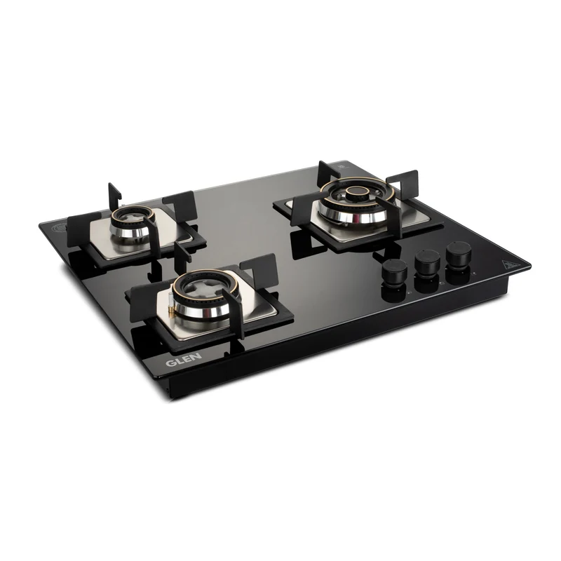 3 Burner Glass Hob Top