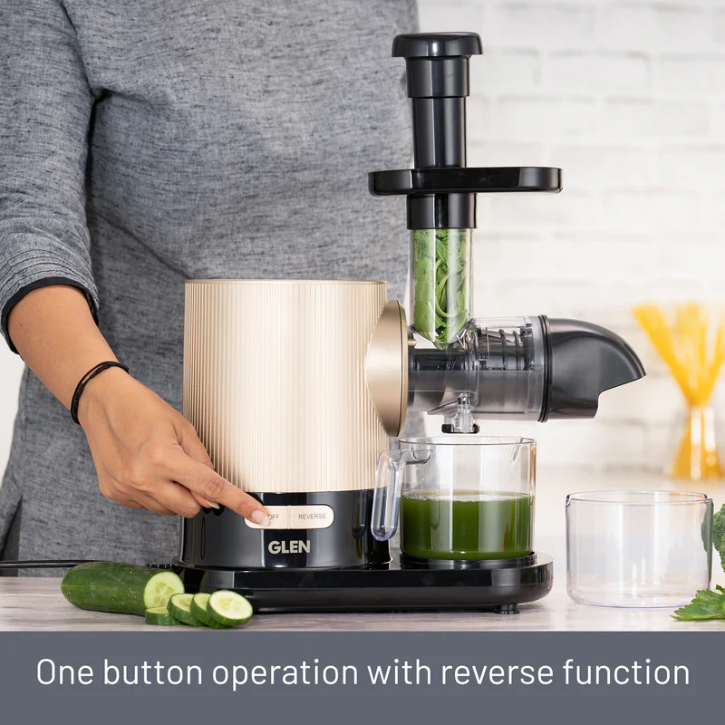 Glen Cold Press Slow Juicer 150W, Juice and Pulp containers Low Noise (4017CPJ) - Image