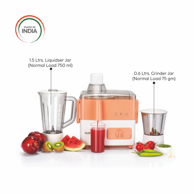 Glen 3-in-1 Juicer Mixer Grinder with 2 Jars 500 watt Power - SA4012JAR2 - Image