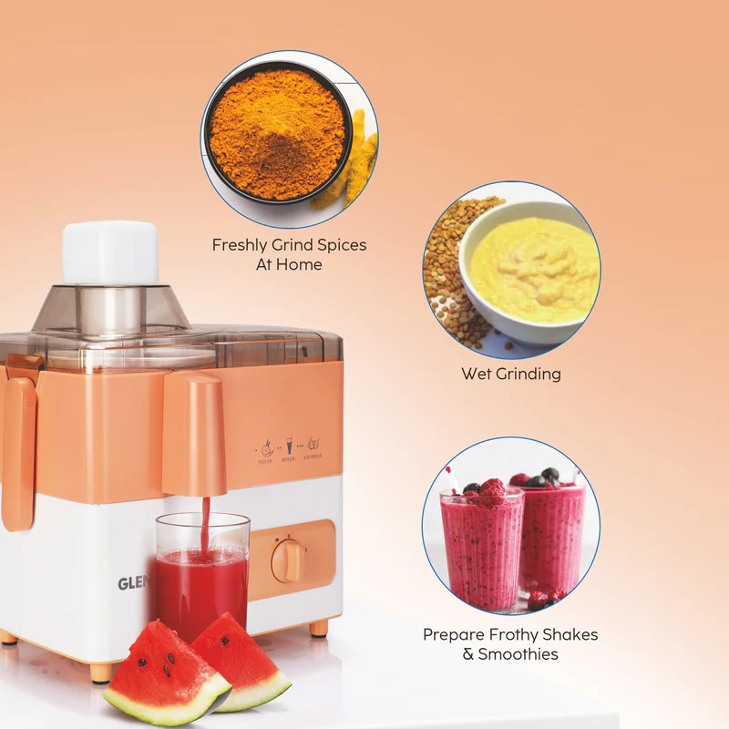 Glen 3-in-1 Juicer Mixer Grinder with 2 Jars 500 watt Power - SA4012JAR2 - Image