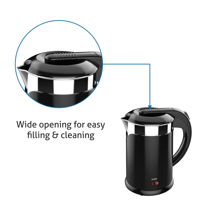 Glen Electric Kettle Stainless Steel 1.2 Litre 1350 W (9015 DX) - Image
