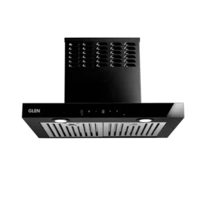 Glen Wall Mounted Ductfree Chimney 60cm 1100 m3/h -Black