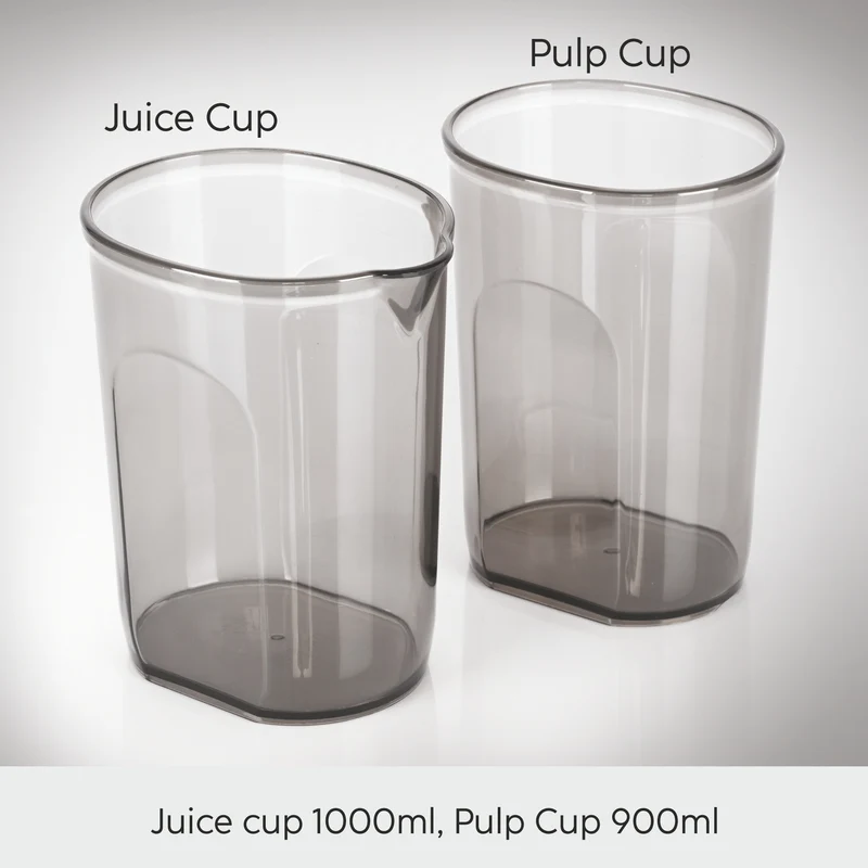 Glen Hopper Slow Juicer 130mm Large Feed, Juice and Pulp containers, Low Noise 250W (SA-4016HSJ) - Image
