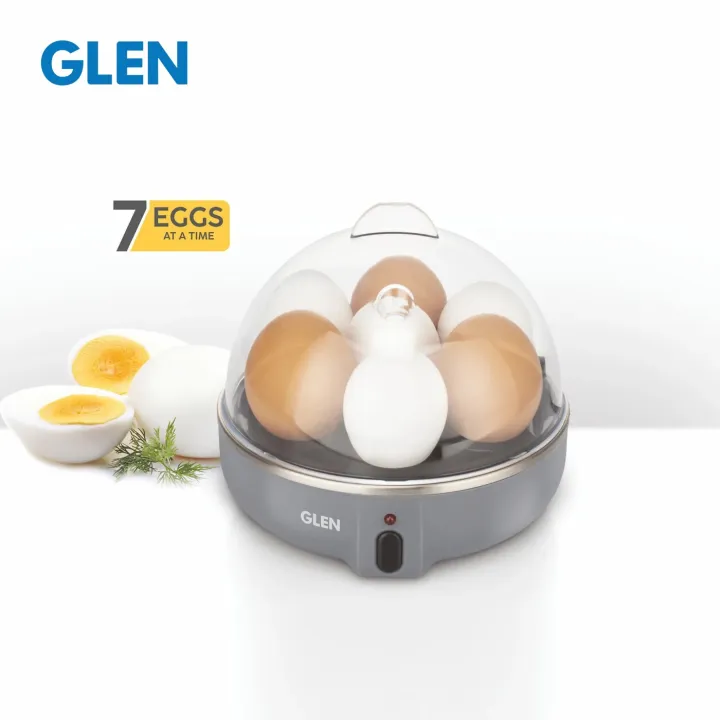 Glen Egg Boiler Boils 7 Eggs, 1 Poaching Cup, Auto shut Off, 350W , 1 year warranty (3040EB7)