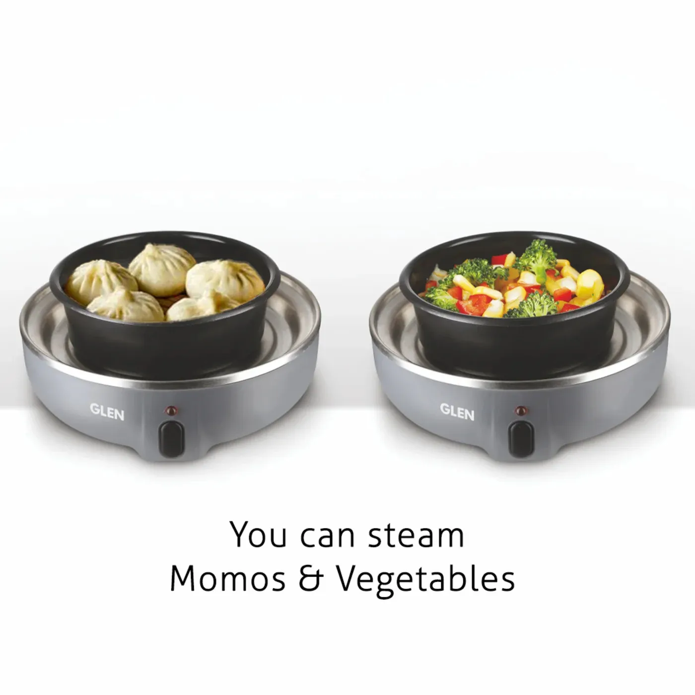 Glen Egg Boiler Boils 7 Eggs, 1 Poaching Cup, Auto shut Off, 350W , 1 year warranty (3040EB7) - Image