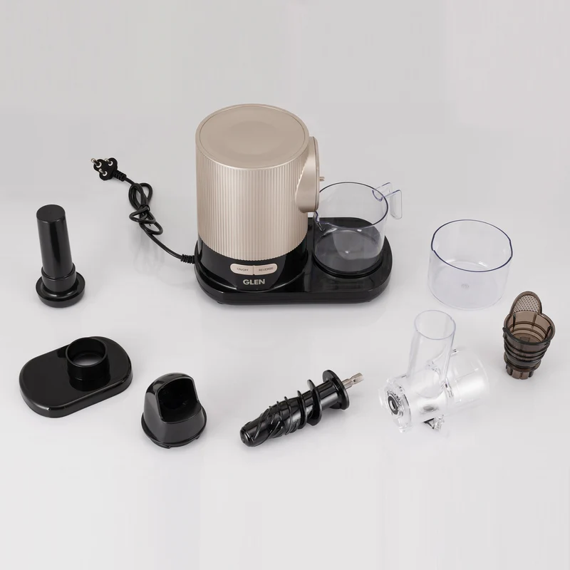 Glen Cold Press Slow Juicer 150W, Juice and Pulp containers Low Noise (4017CPJ) - Image