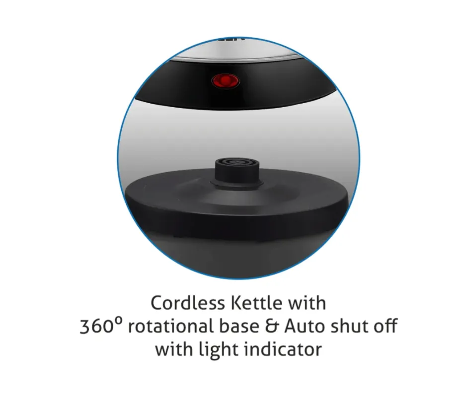 Glen Student Combo – Multi Cooker, Electric Kettle & 1400W Induction Cooktop | 3-in-1 Affordable Kitchen Appliance Combo - Image