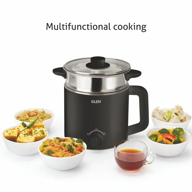 Glen Student Combo – Multi Cooker, Electric Kettle & 1400W Induction Cooktop | 3-in-1 Affordable Kitchen Appliance Combo - Image