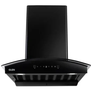 Glen Auto Clean Chimney with Heat Sensor, 90cm 1500 m3/h – Black