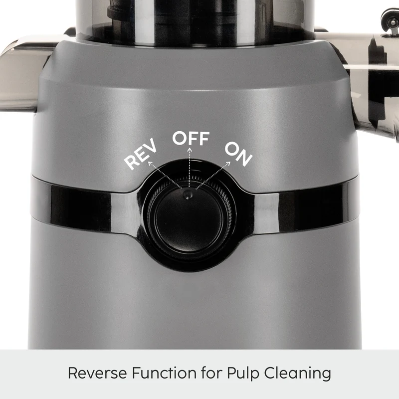 Glen Hopper Slow Juicer 108mm Large Feed, Juice and Pulp containers, Low Noise 200W (SA-4015HSJ) - Image