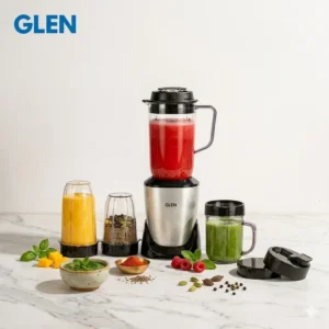 Glen Nutri Blender Pro Mixer Grinder 900W | 4 Unbreakable Jars (2000ml + 1000ml + 800ml + Mug) | 3 SS Blades | Smoothie Maker Masala Grinder - SA4048UTPLUS