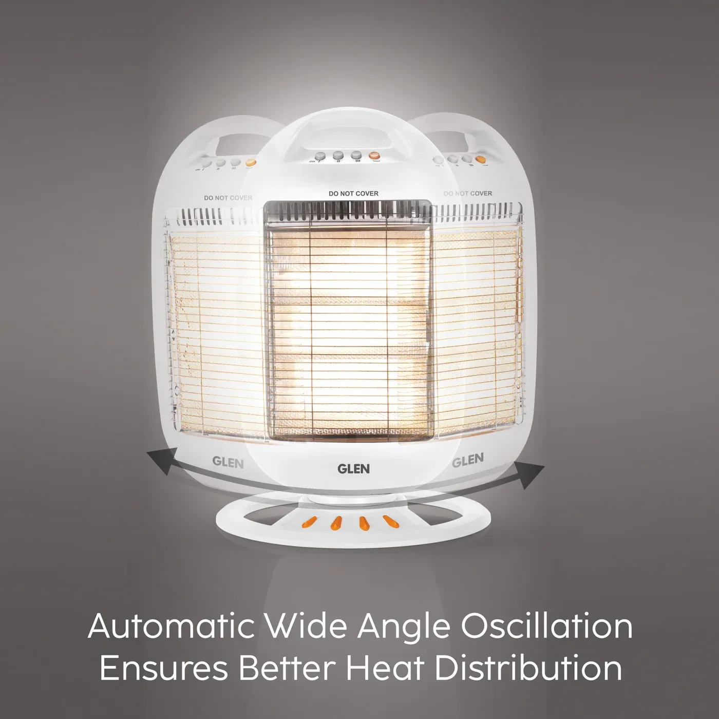 Glen Electric Carbon Room Heater / Carbon Heater with 3 Heat Settings - HA7016CH , 1 Year Warranty - Image