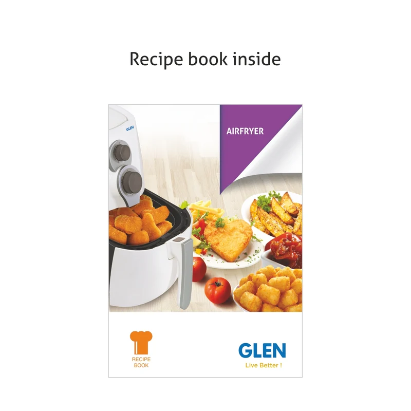 Glen Electric Mini Air Fryer 2 Litres, 800W, Preset Temperature Control (3045) - Image