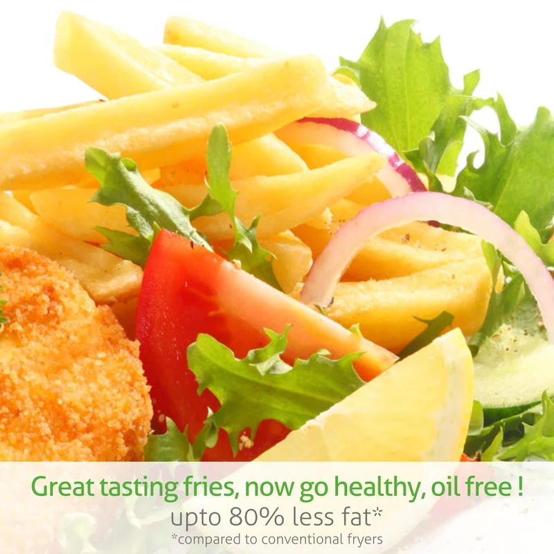 Glen Electric Mini Air Fryer 2 Litres, 800W, Preset Temperature Control (3045) - Image