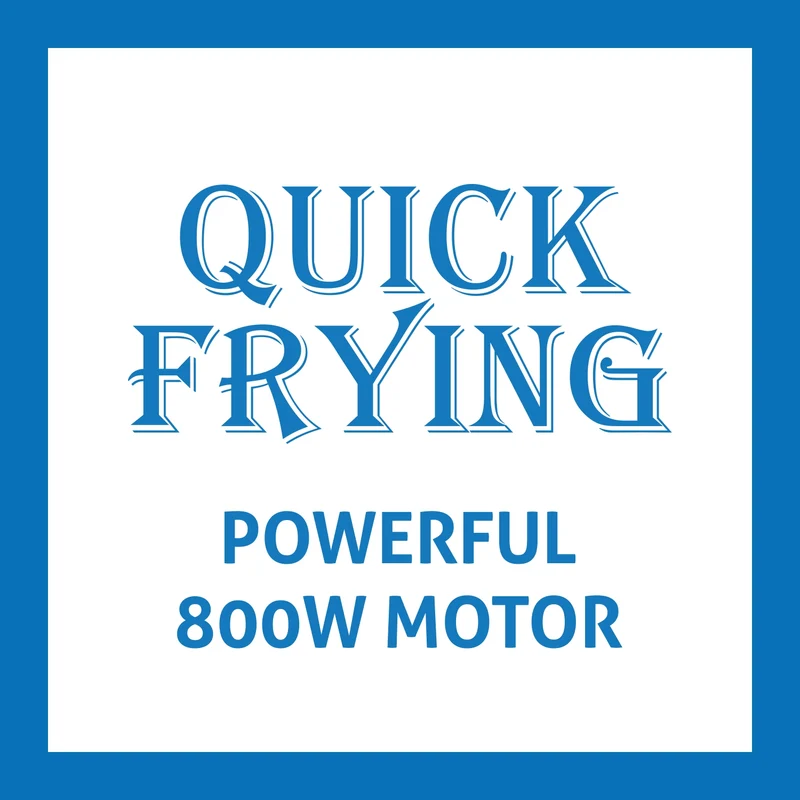 Glen Electric Mini Air Fryer 2 Litres, 800W, Preset Temperature Control (3045) - Image
