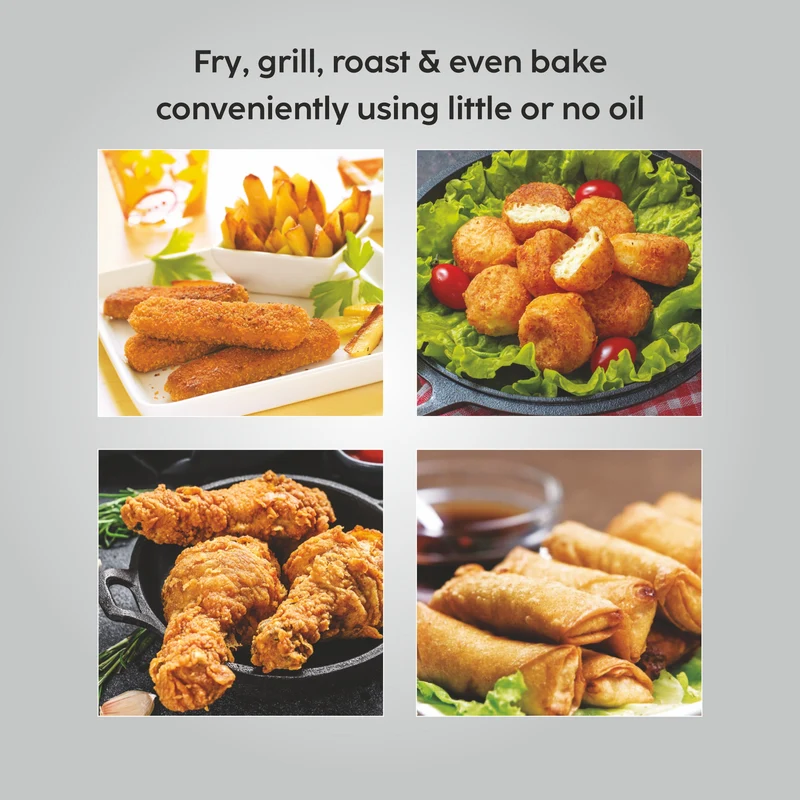 Glen Digital Air Fryer, 3.5Ltr Capacity, 7 Pre Set Function 1350W (SA3044DBL) - Image