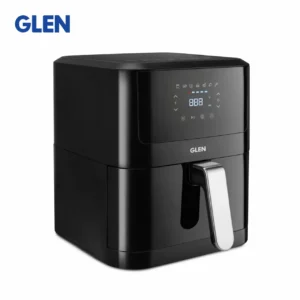 Glen Air Fryer, 6.0 Litre Digital Controls, 7 Pre Set Menu Timer, Temperature Control, 1500W -Black, 1 Year Warranty (SA-3042DBL)