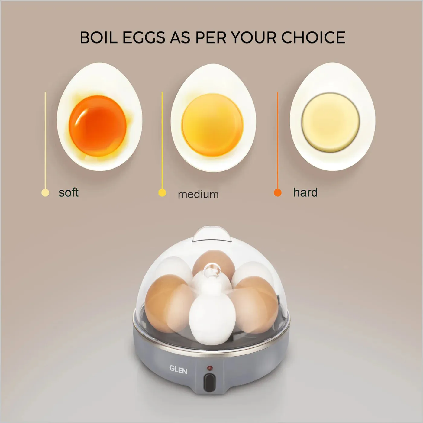 Glen Fitness Combo – 4.2L Digital Air Fryer, Blender & 7 Egg Boiler | 3-in-1 Healthy Cooking Appliance Combo - Image