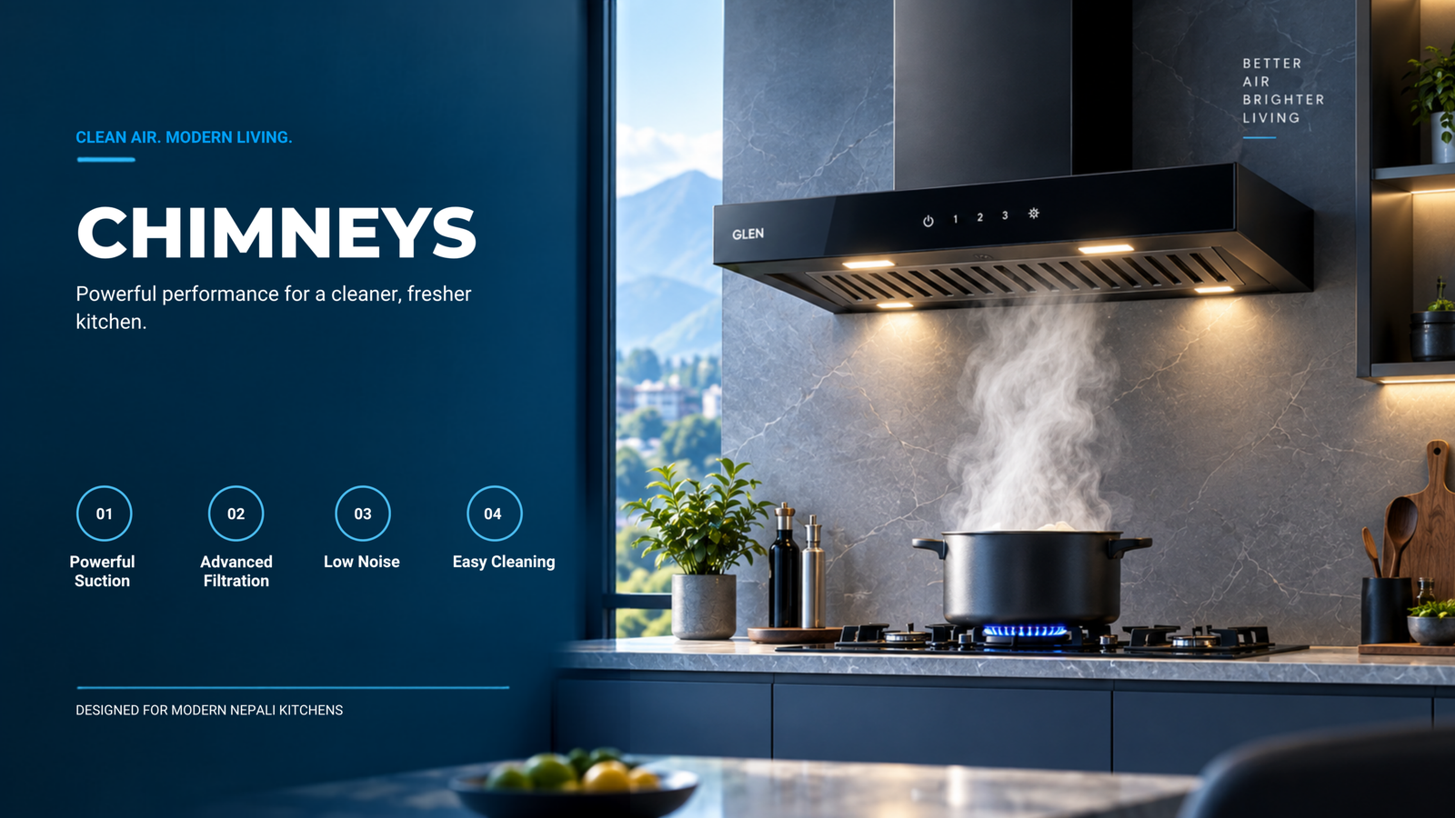 Glen Nepal premium kitchen appliances