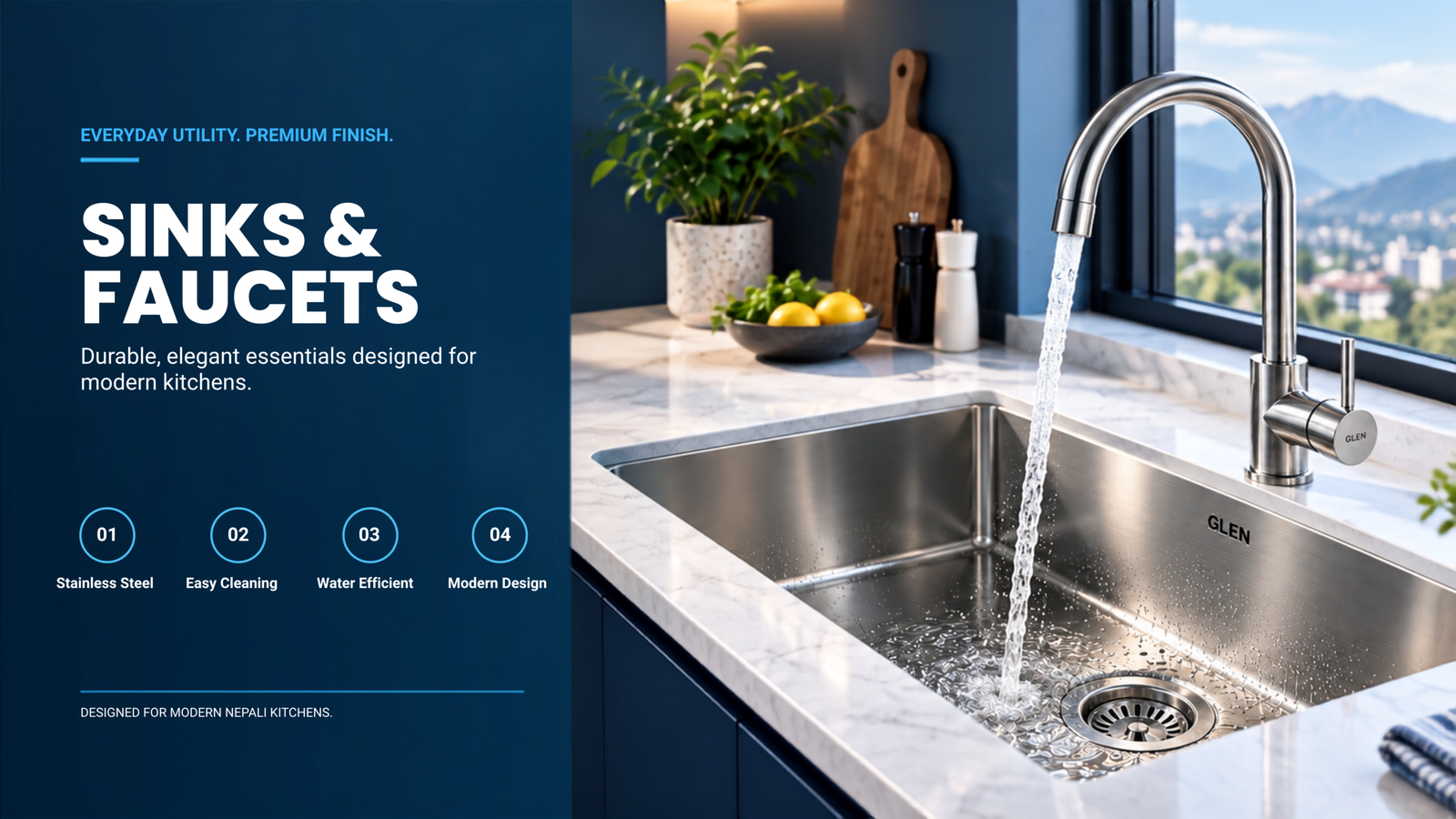 Glen Nepal premium kitchen appliances
