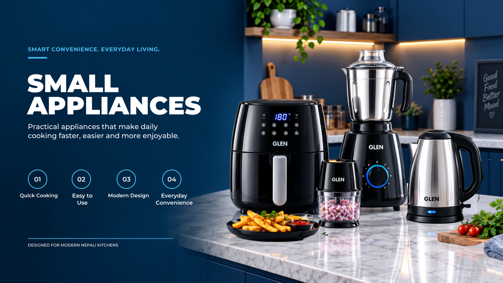 Glen Nepal premium kitchen appliances