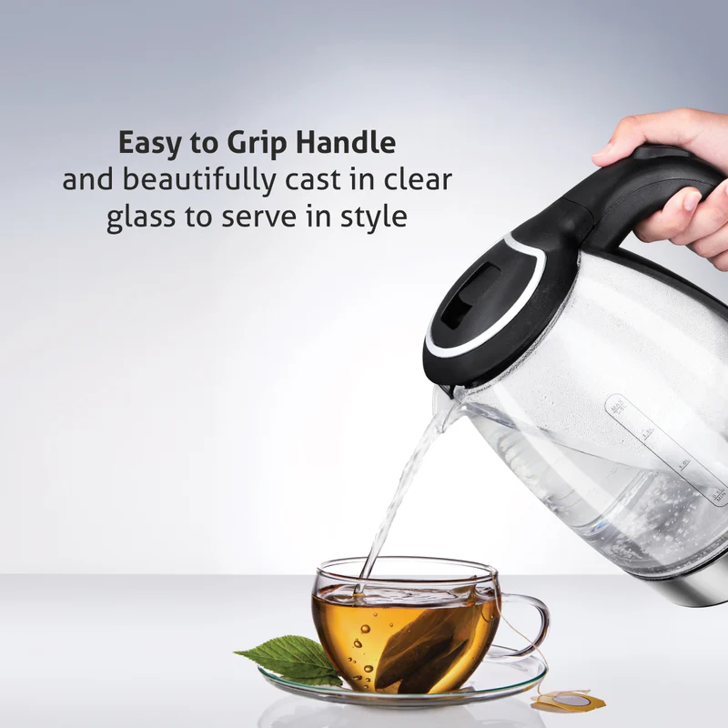 Glen Electric Glass Kettle 1.8 Litre , 2000 W - (9012) - Image