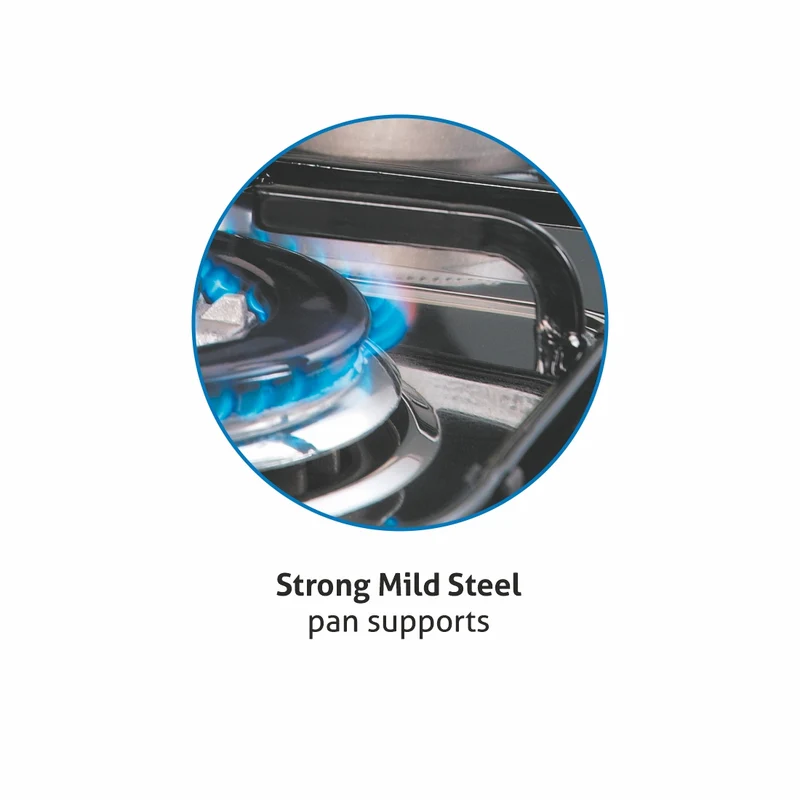 Glen Cooking Range Stainless Steel Gas Grill, Gas Oven 1 Triple Ring Burner, 3 Aluminium Alloy Burners (2011 SSTR) - Image