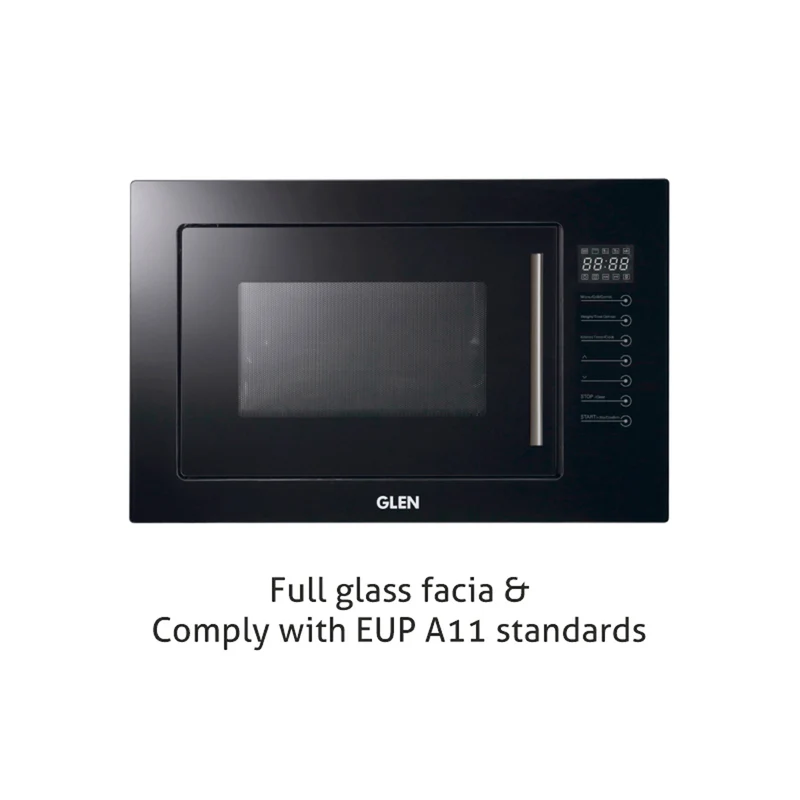 Glen Built In Microwave with Grill 25Ltr Glass Finish (MO 675) - Image