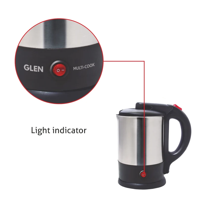 Glen Multi Function Electric Kettle Tea Maker, 1.5 Litre 1500W (9014) - Image
