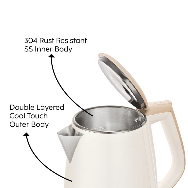 Glen Electric Glass Kettle 1.5 Litre, 1500 W (SA9003BL) - Image