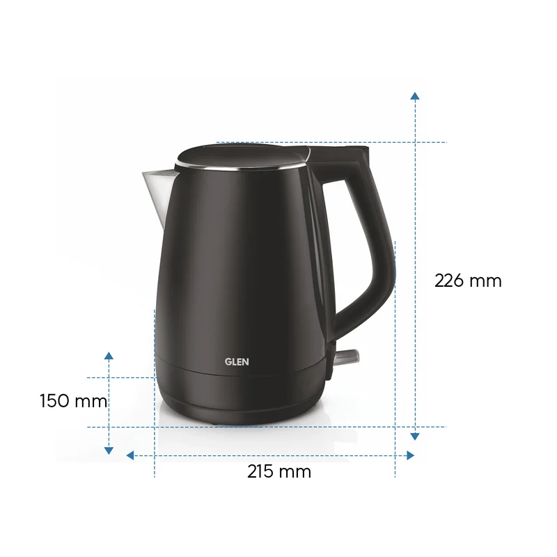 Glen Electric Glass Kettle 1.5 Litre, 1500 W (SA9003BL) - Image