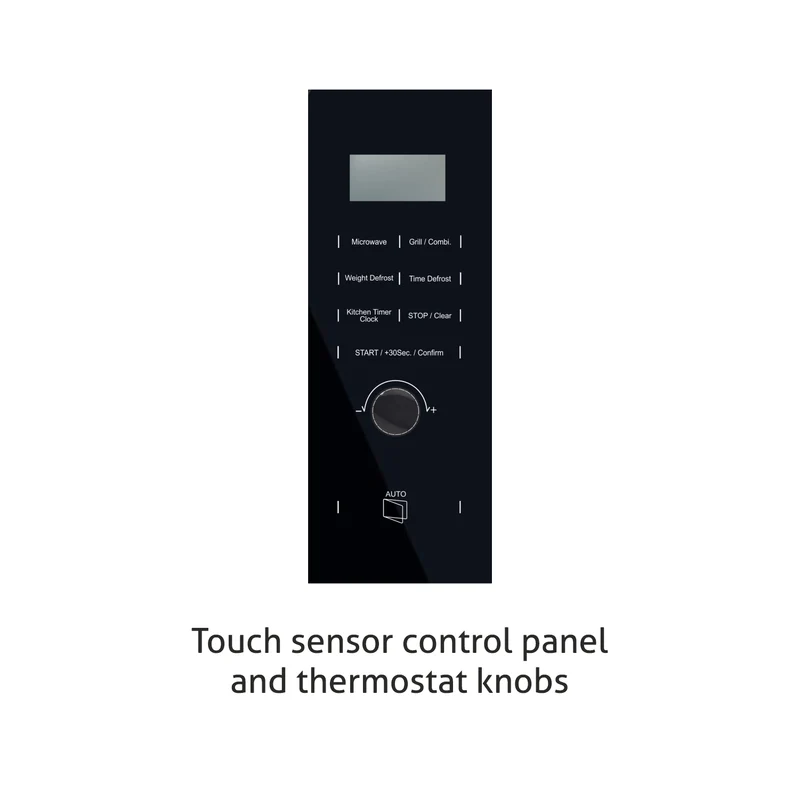 Glen Built-In-Microwave with Grill Glass Touch Control Capacity 25 Ltr (MO 671) - Image